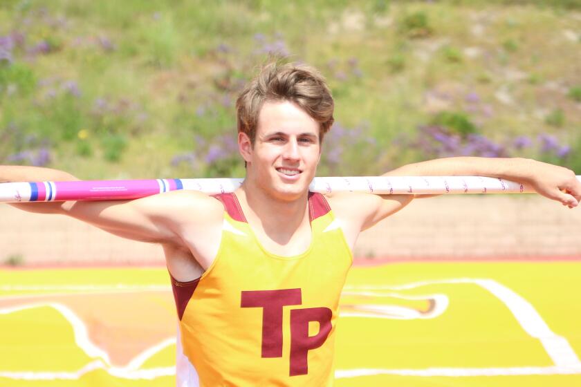 Torrey Pines junior Joey Weisman will be among the favorites in the pole vault at the upcoming CIF Championships.
