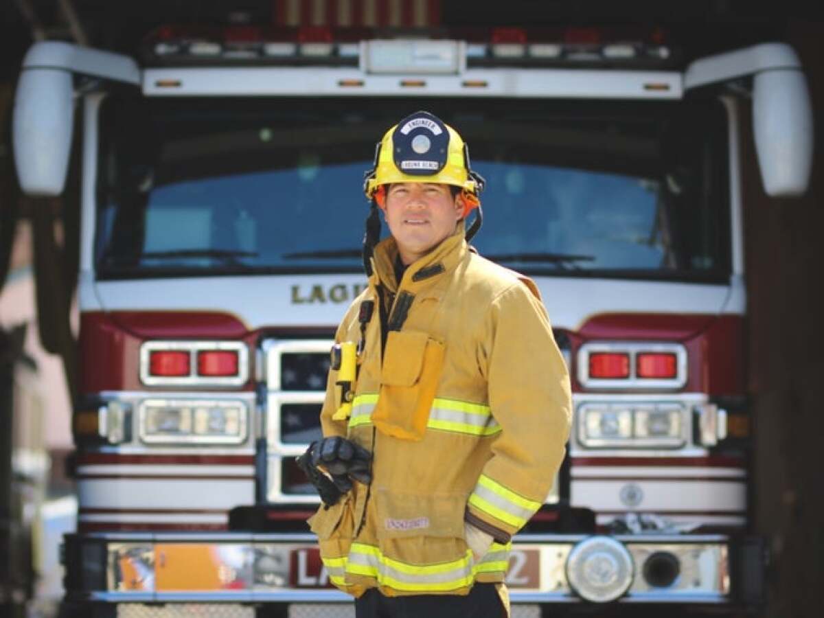 Laguna Beach Fire Engineer Chris Ornelas
