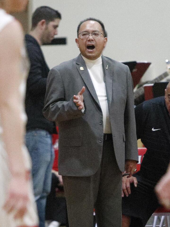 Photo Gallery: Rivals Burbank and Burroughs tip off in Pacific League girls' basketball