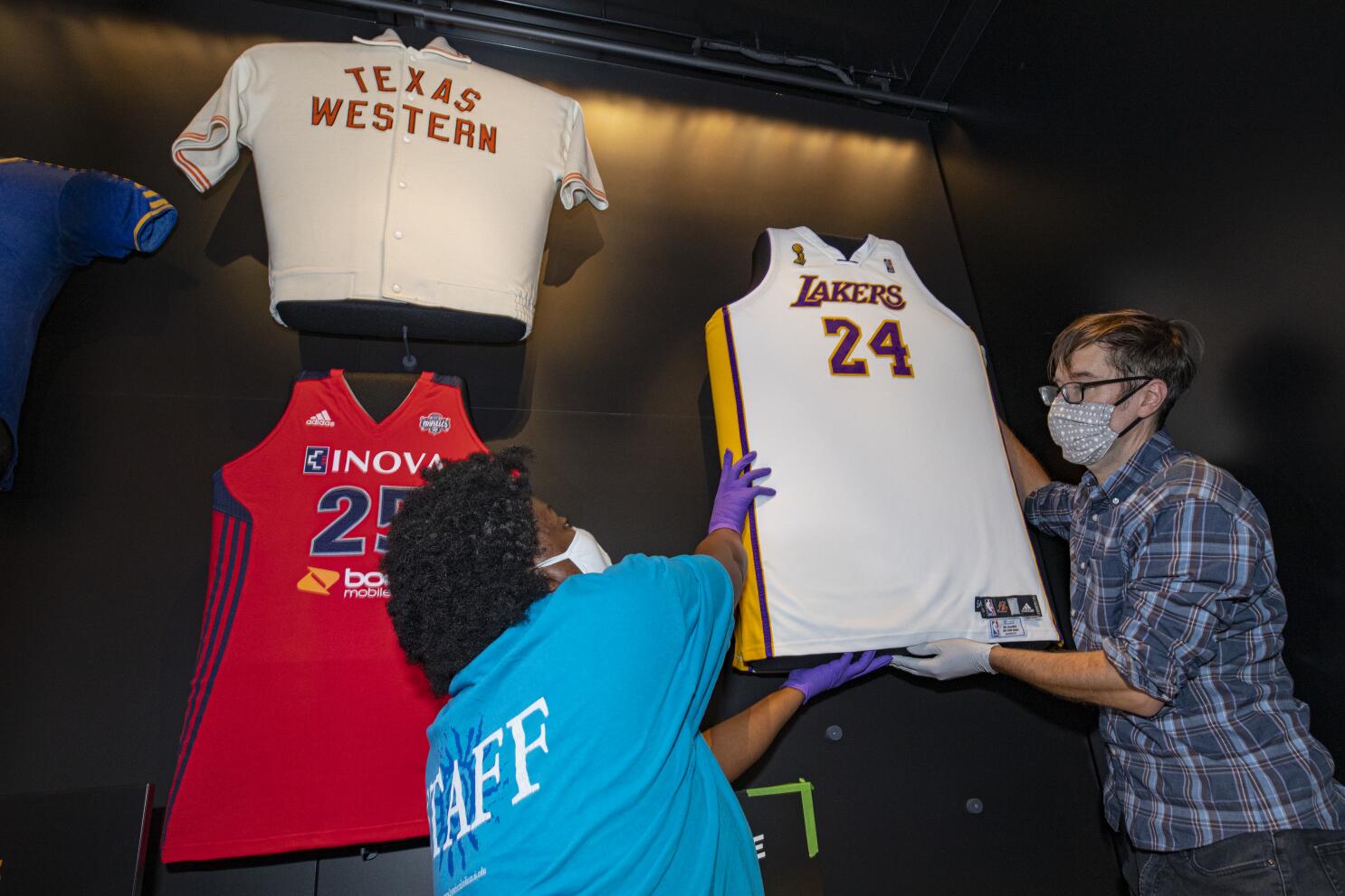 Kobe Bryant's 2008 NBA Finals jersey part of new sports exhibit at national  African American museum