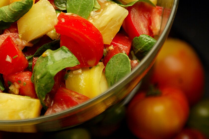 050989.FO.0807.tomato.salad1.RCG -- Heirloom Tomato salad