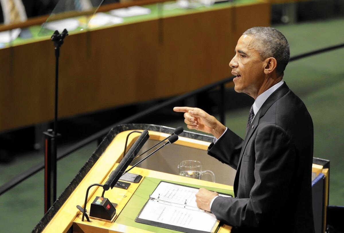 At the U.N. Climate Summit, President Obama bluntly acknowledged U.S. responsibility for global warming.