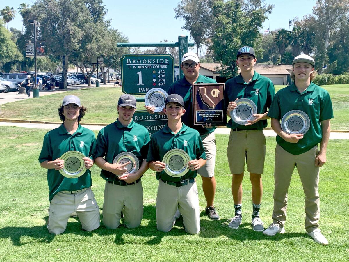 Edison won the CIF State Southern California regional tournament at Brookside Golf Club in Pasadena on Thursday.