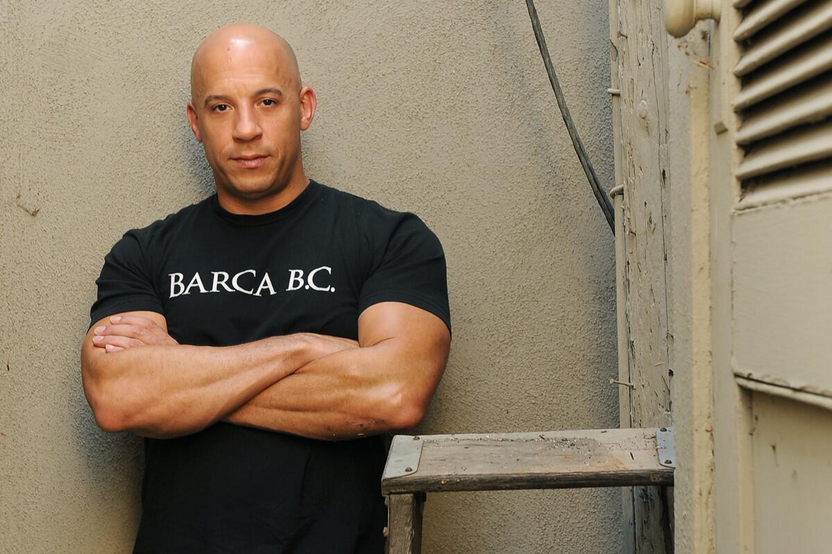 Vin Diesel bobs and sways to Beyonce. Oh, yeah, and talks 'Riddick'
