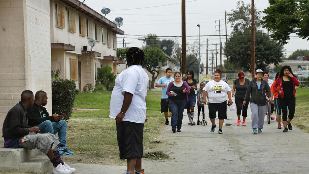 The Jordan Downs housing project in Watts was passed over for a grant by federal authorities for the second year in a row.