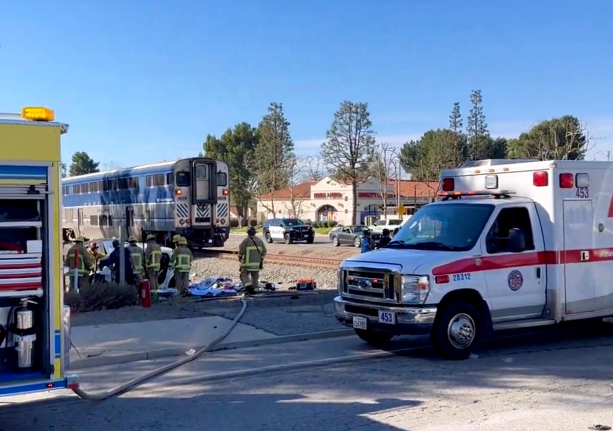 Ventura County firefighters are on scene