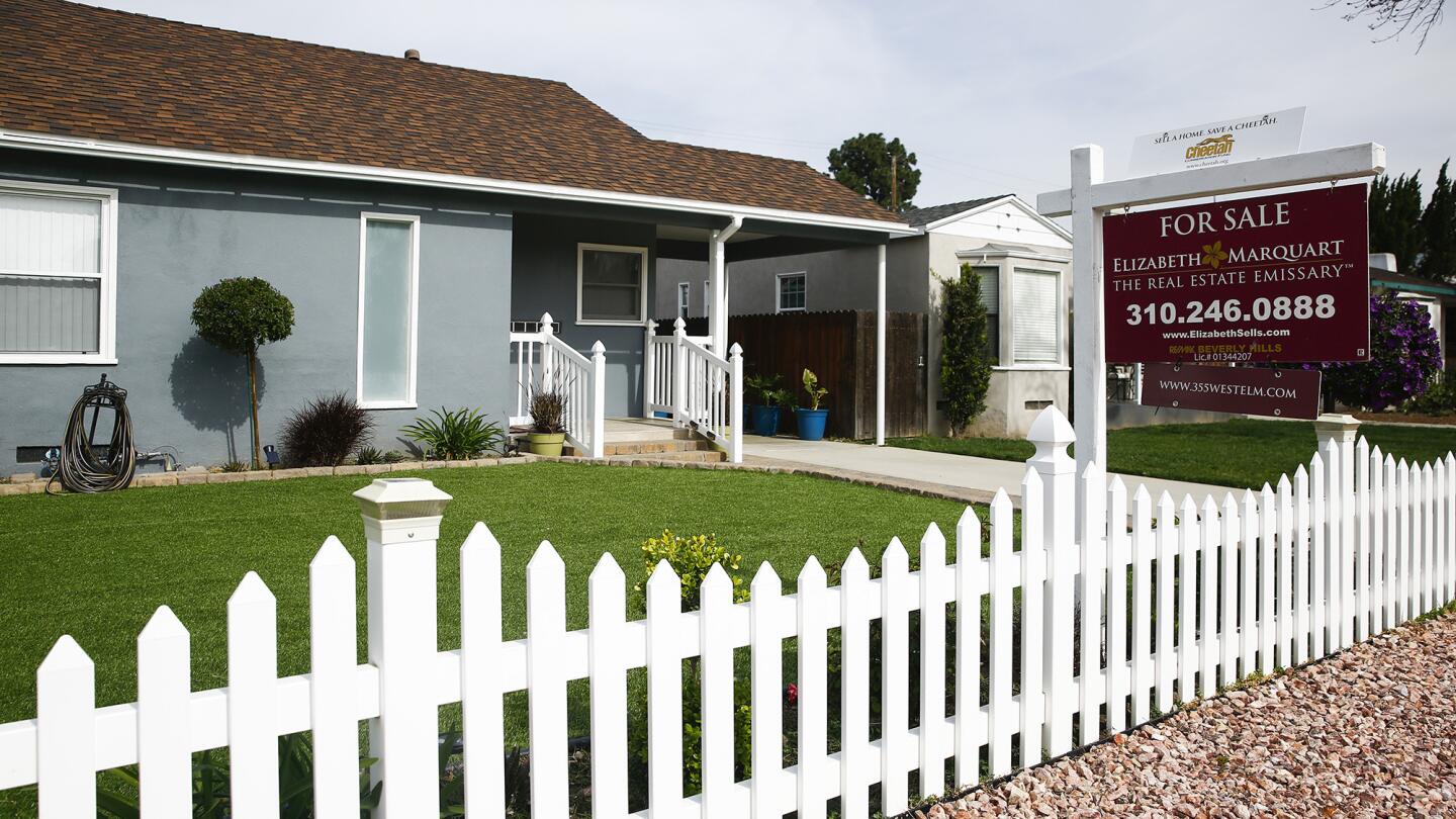 A home for sale along Elm Avenue in Burbank.