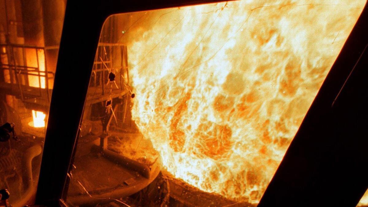 Is this your idea of hell? It's actually just a furnace. Being caught in a customer service loop is a different kind of torment.