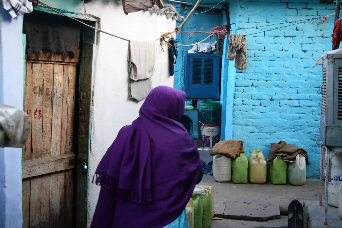 Narrow alleys and tiny houses characterize the R.K.Puram slum in Delhi. Four of the suspects in a recent high-profile rape case lived in the neighborhood.