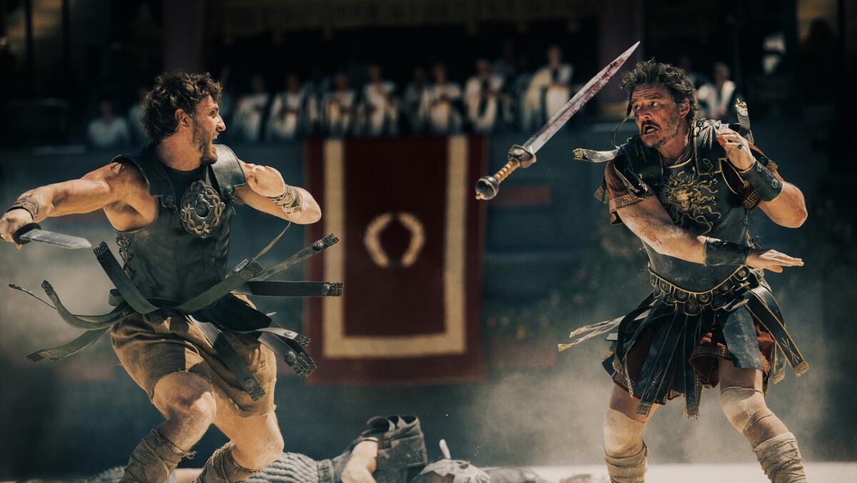 Evaluation: ‘Gladiator II,’ although extra of the identical, unleashes a scheming Denzel Washington