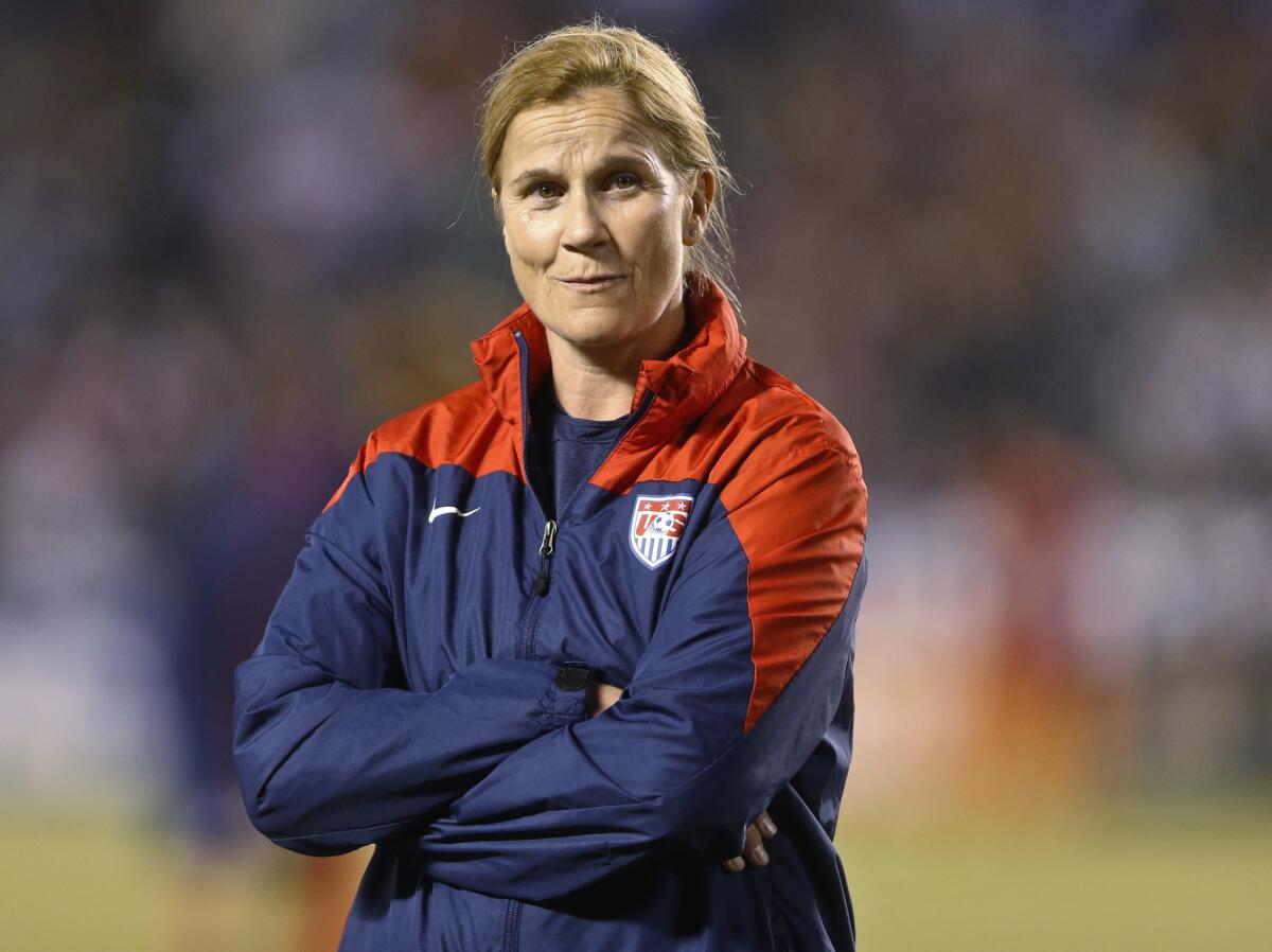 Jill Ellis was announced as the U.S. national women's soccer coach Friday.