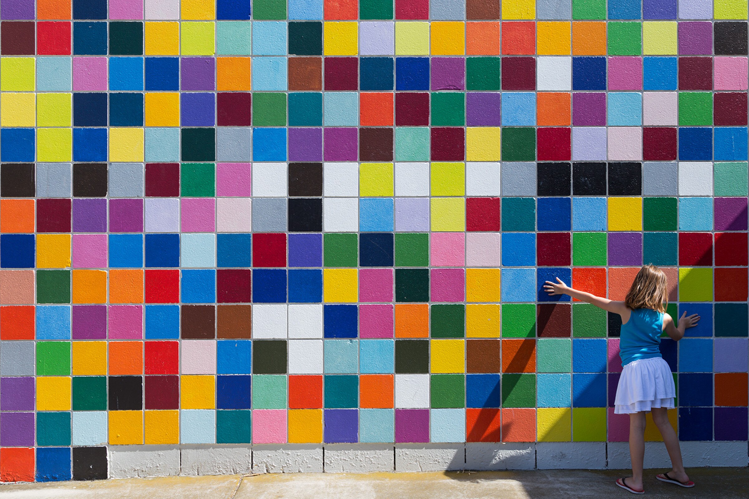 Murals of La Jolla: Roy McMakin's "Favorite Color."