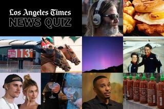 A collection of photos from this week's news quiz.