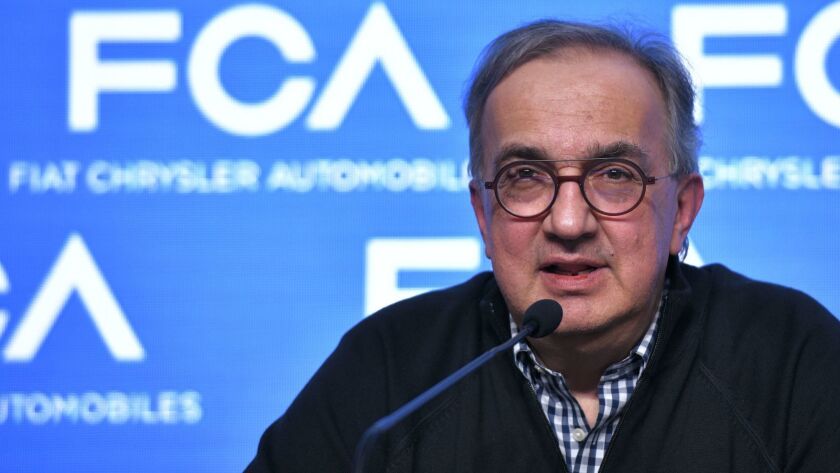 Sergio Marchionne speaks during a news conference June 1.