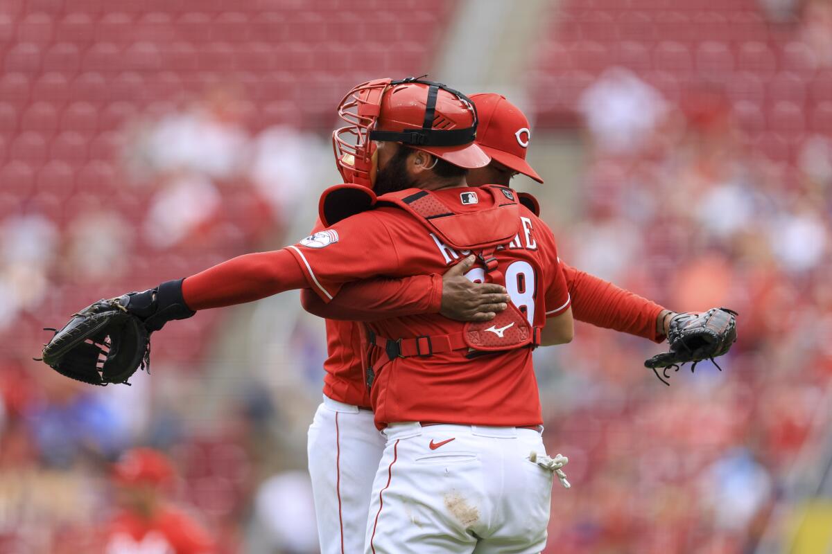 Depth behind the plate could be problematic for the Cincinnati Reds in 2022