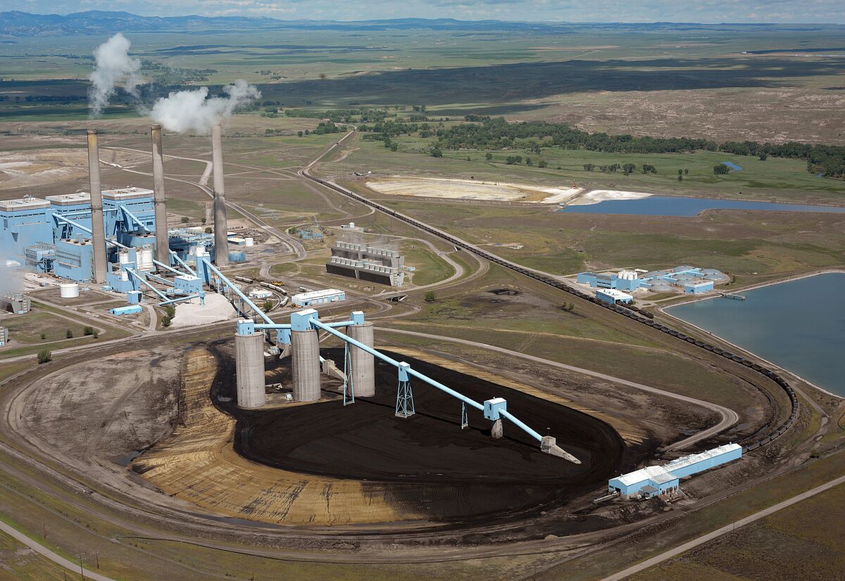 Coal-fired Laramie River Station near Wheatland, Wyo.