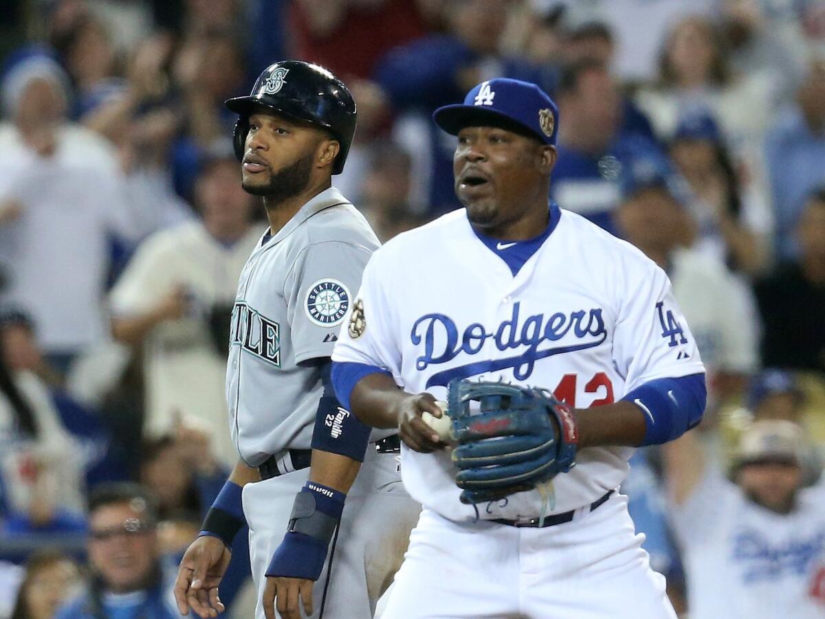 The Dodgers completed a trade Wednesday to send third baseman Juan Uribe to the Atlanta Braves.
