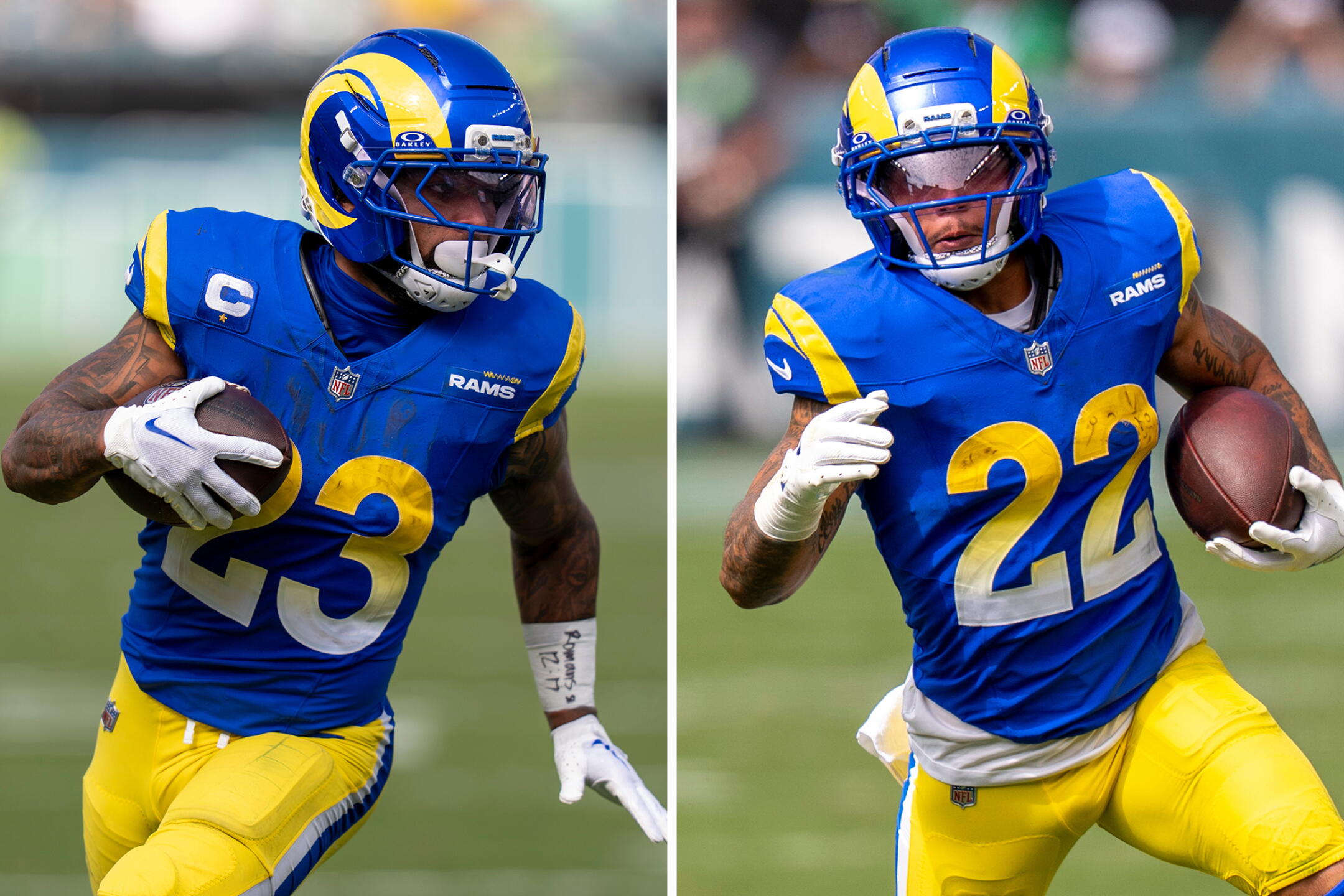 Blake Rushing Blake Corum's big game showcases Rams' surging rush attack - Los ...