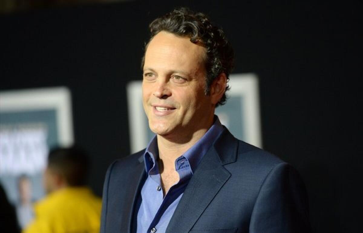 Vince Vaughn arrives at the Los Angeles premiere of "Delivery Man" at the El Capitan Theatre.