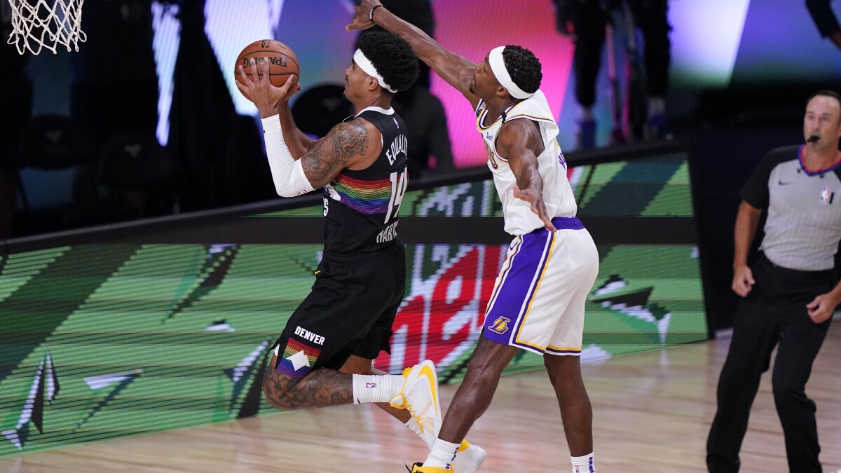 Recap Lakers Lose To Denver Nuggets In Game 3 Lead Series 2 1 Los Angeles Times