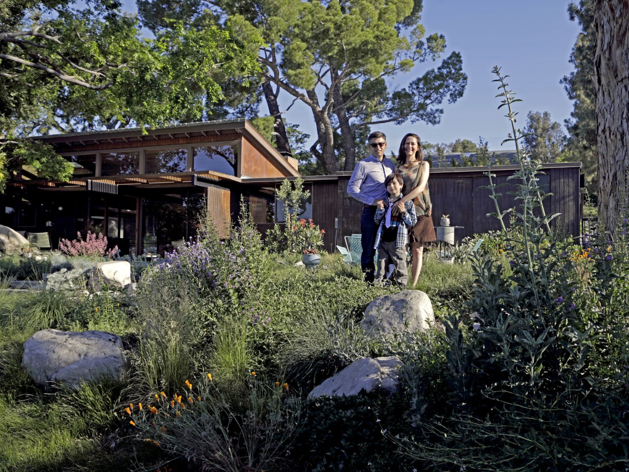 For 20 years, landscape designers Cassy and Kirk Aoyagi have proselytized the benefits of California native plants. Their personal garden in Tujunga is their most persuasive argument.