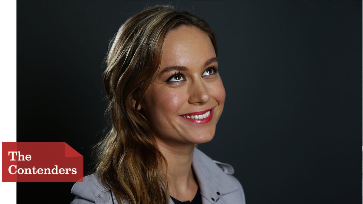 Brie Larson, who lost 15 pounds and met regularly with physicians and sex abuse experts to educate herself before playing Ma in "Room," now has time for some lighter moments.