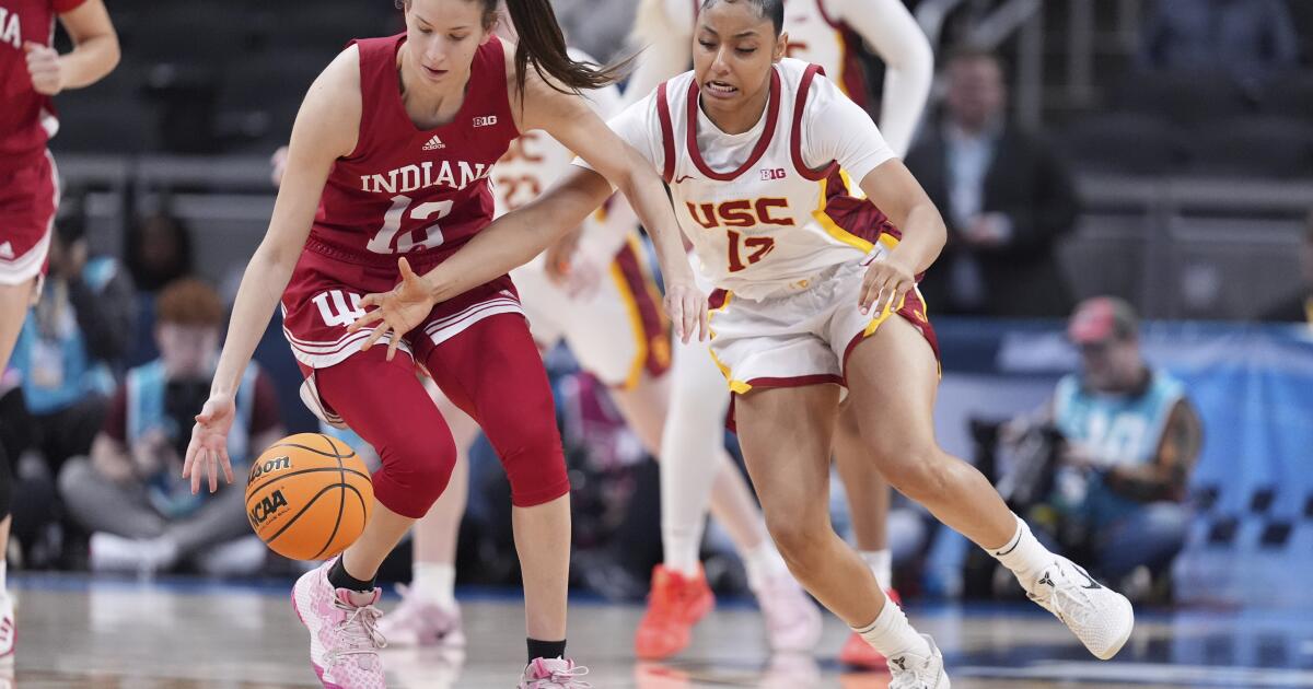 No. 2 USC survives Indiana scare, reaches Big Ten women's basketball tournament semis
