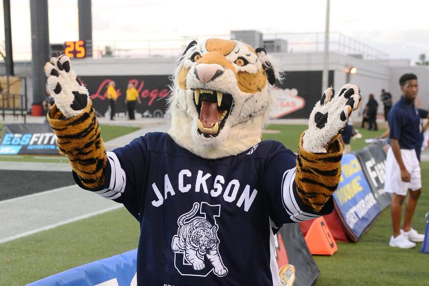 Jackson State Tigers mascot Wavee Dave