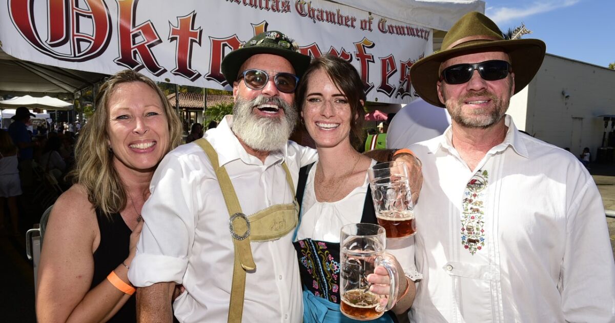 Das Oktoberfest mit deutschem Essen und Musik wird voraussichtlich Massen ins Encinitas locken