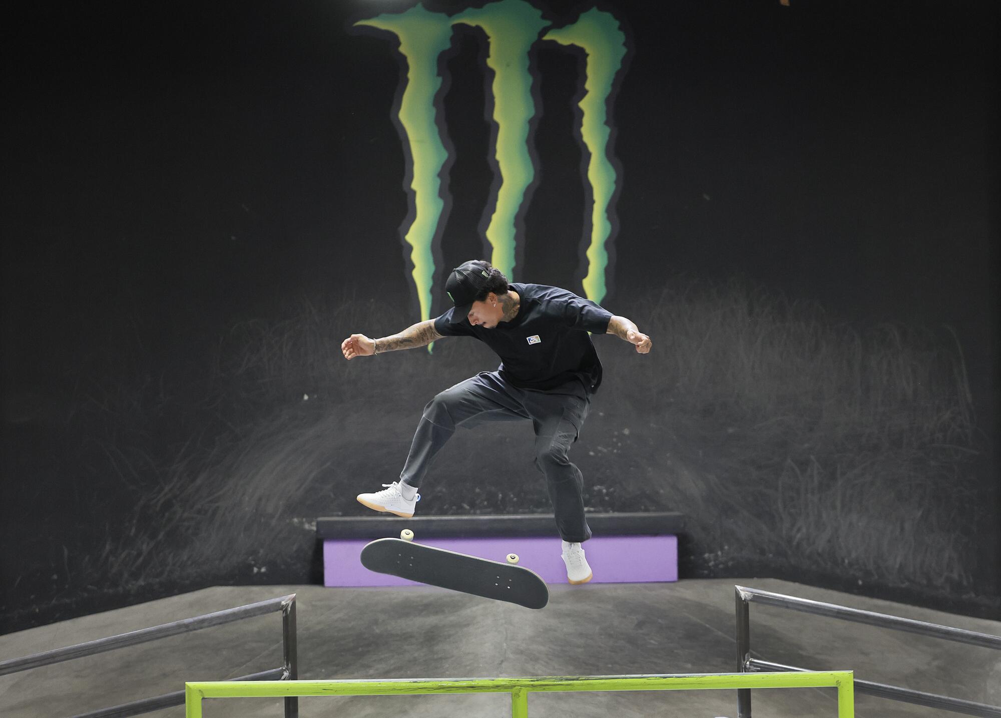 Nyjah Huston says he learned lessons from his seventh-place finish at the Tokyo Olympics.