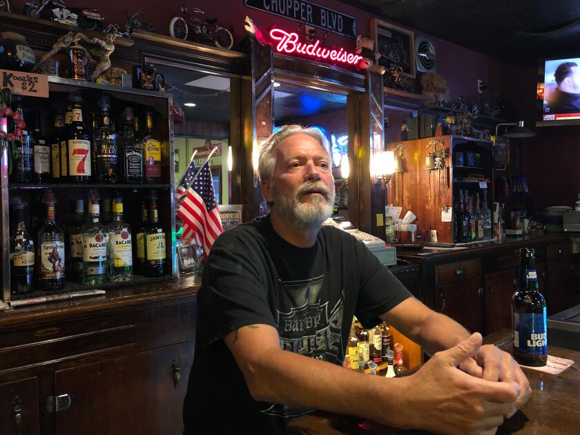 John LuGrain, a bar manager in Dubuque, Iowa