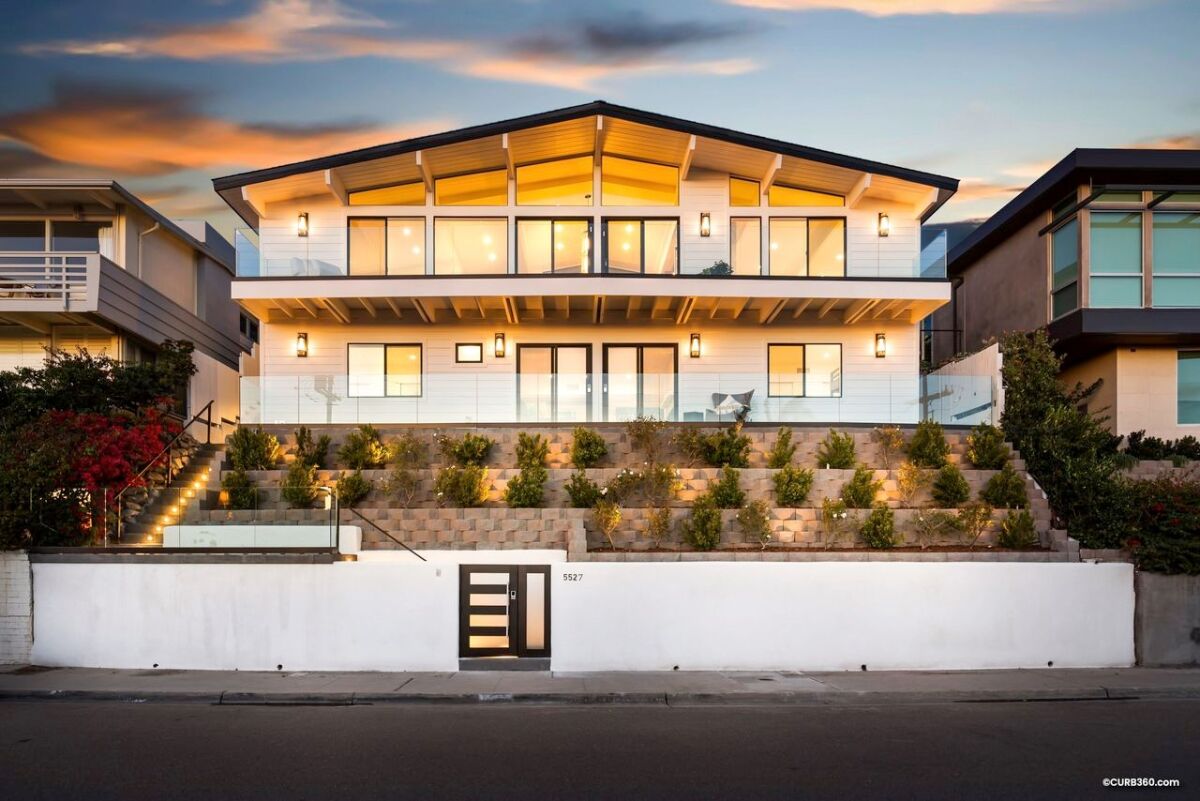 The La Jolla Designer Showcase Home at 5527 Calumet Ave. in Bird Rock completed construction in February.