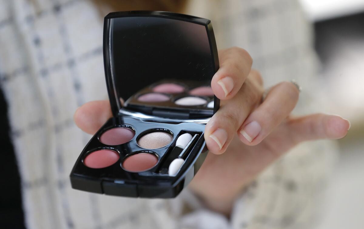 Chanel's Les Ombres Quadra Eyeshadow is one of Sara's Picks at the Chanel fragrance and boutique store.