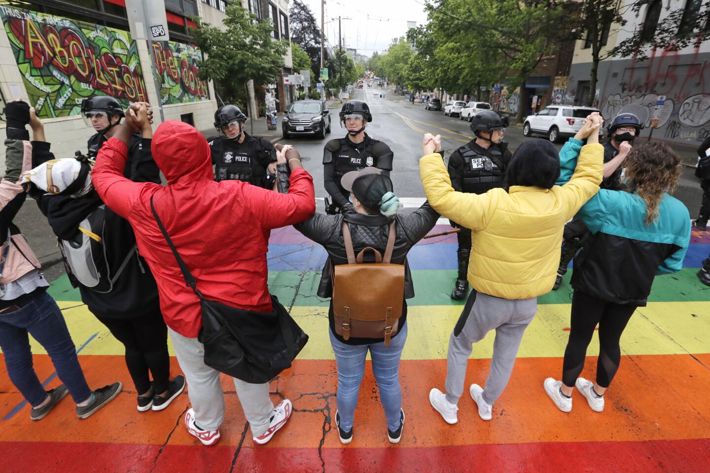 Police clear out Seattle’s protest zone