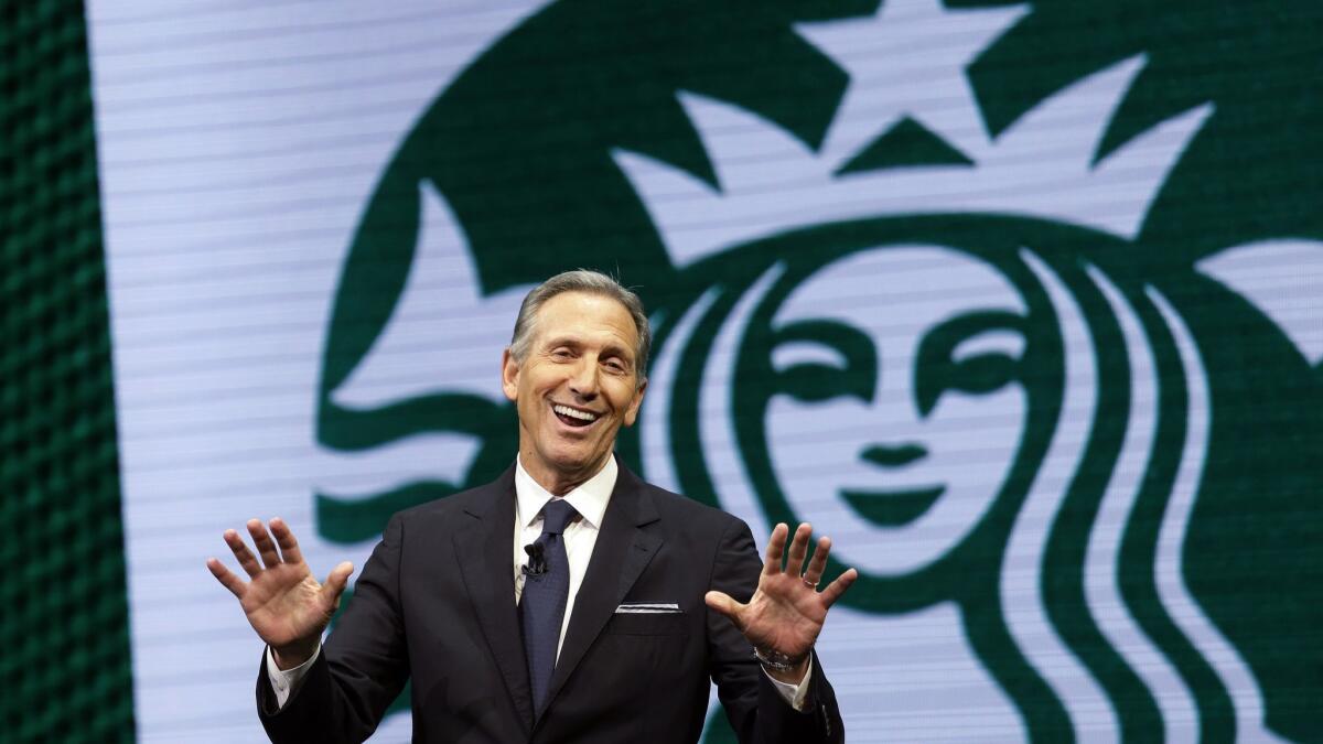 Former Starbucks Chief Executive Howard Schultz is considering running for U.S. president as an independent candidate.