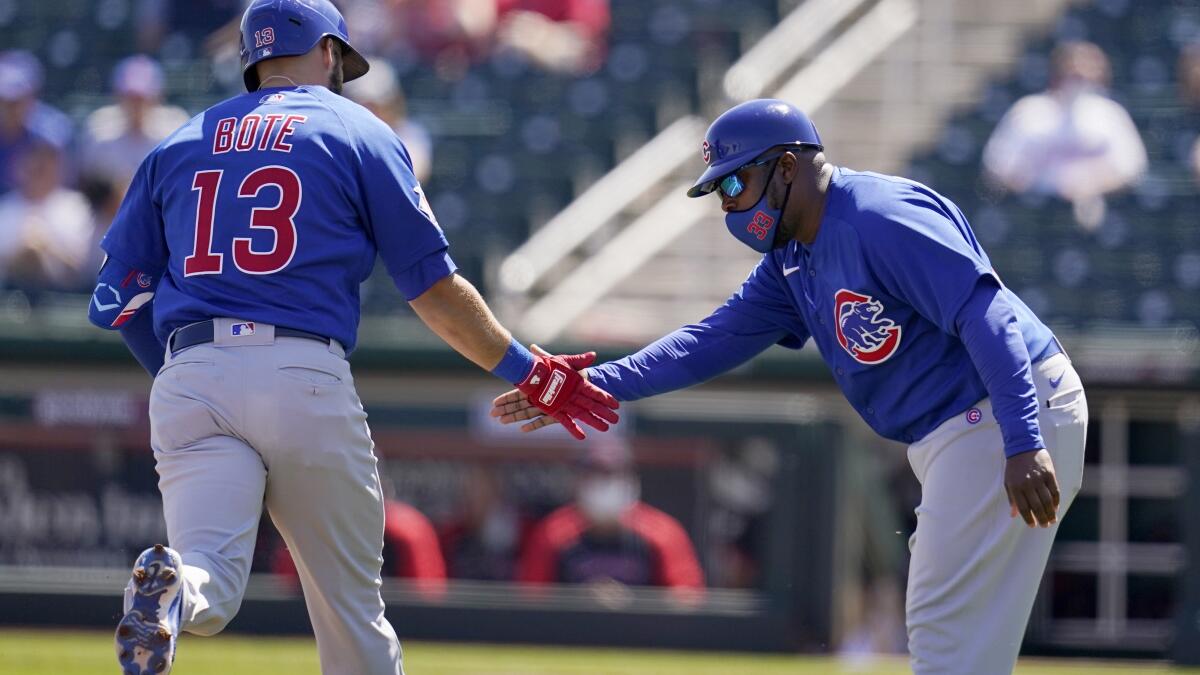 Bote wins Cubs 2B job; Hoerner optioned to Triple-A Iowa