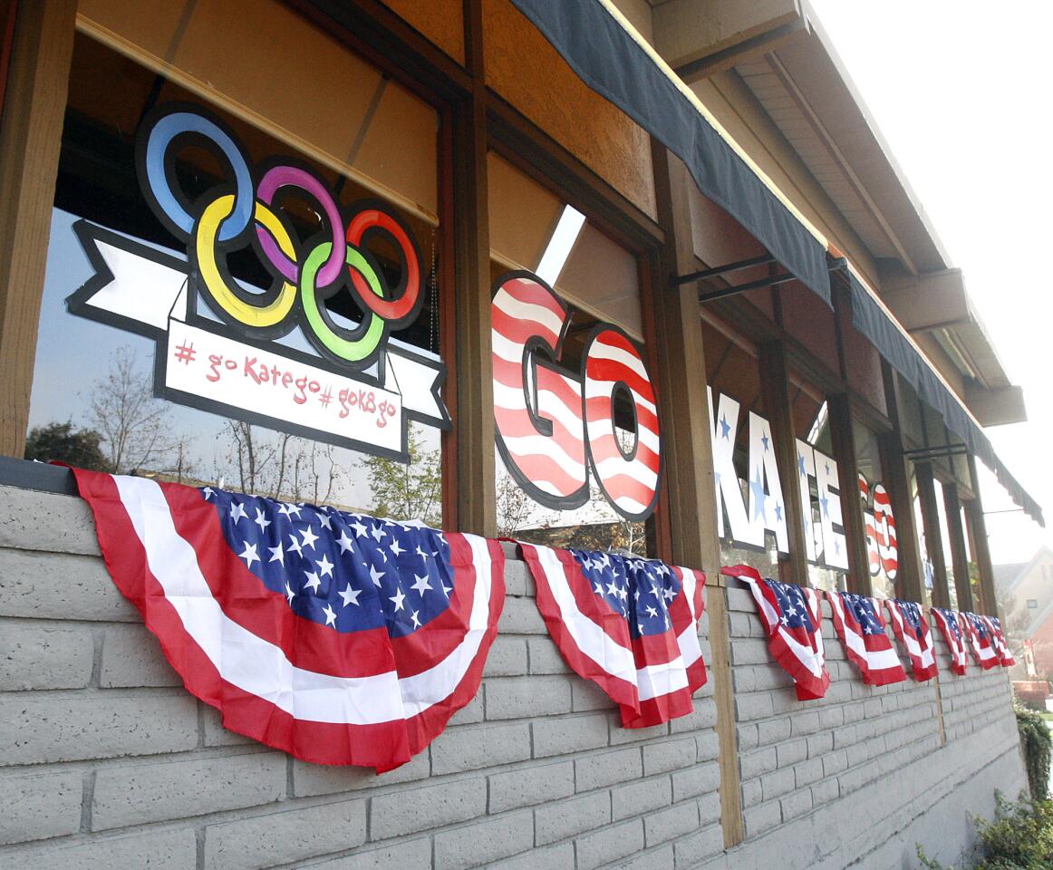 Photo Gallery: Local Olympian Kate Hansen's first luge run celebrated in La Canada