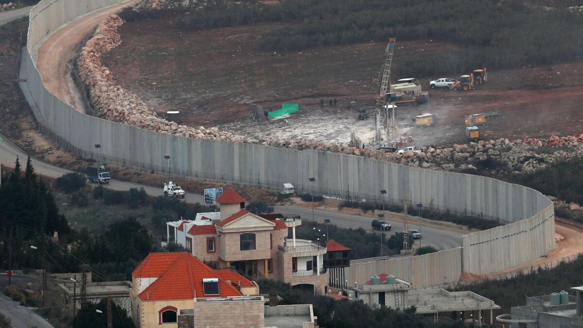 The Israeli army said it found an "attack tunnel" connecting the Lebanese border town of Kafr Kela to Israel.