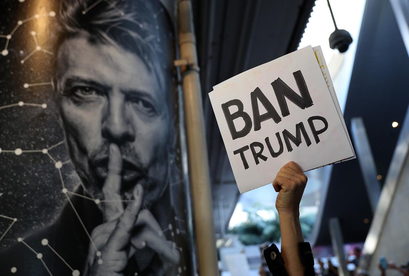 Trump travel ban protests
