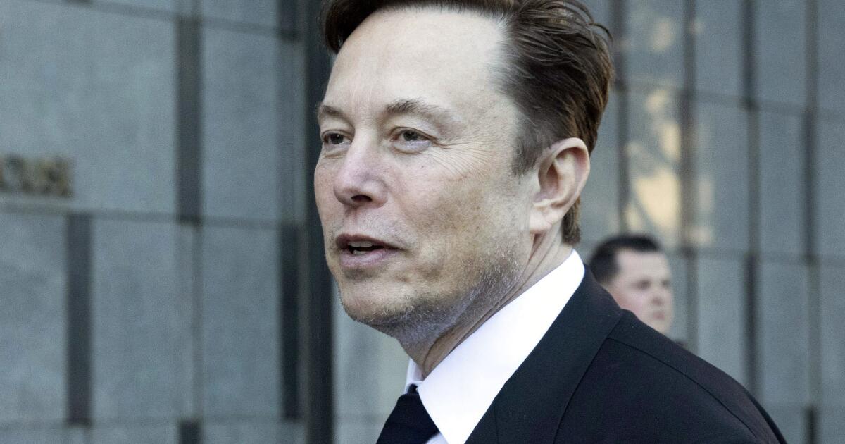 Hiltzik: Musk goes down the antisemitism road Hiltzik: Musk goes down the antisemitism road