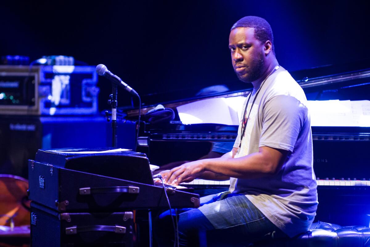 Pianist Robert Glasper performs as part of Blue Note's 75 Year Celebration at Royal Festival Hall on Nov. 22, 2014 in London