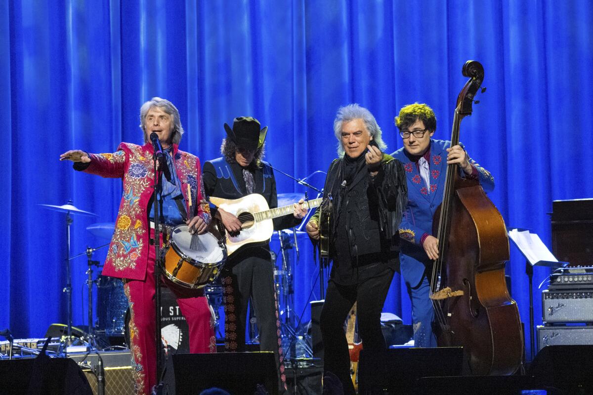 Marty Stuart and his band, The Fabulous Superlatives, in 2023.
