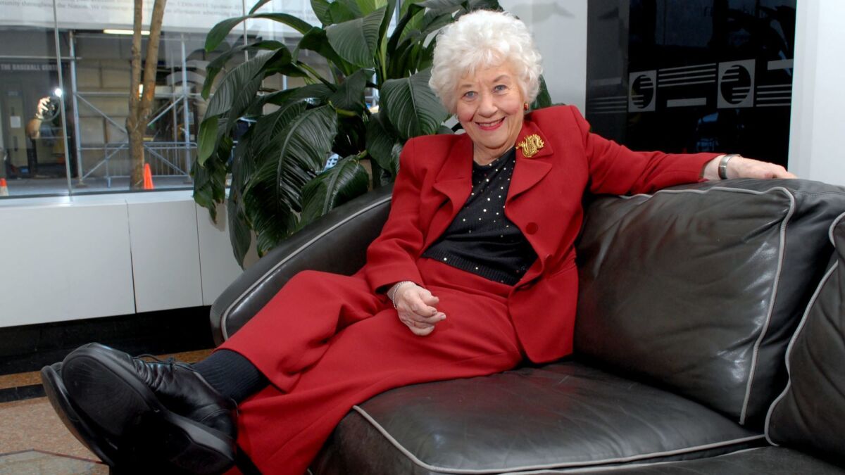 Actress-singer-comedienne Charlotte Rae, posing in her New York apartment in 2006. "We all need to laugh. Sometimes I get all these laughs inside of me and there's no place to let 'em out," said Rae, who played den mother Mrs. Garrett on "The Facts of Life."
