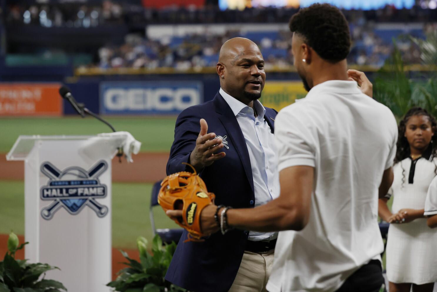 Carl Crawford takes live at-bats in minor league exhibition game