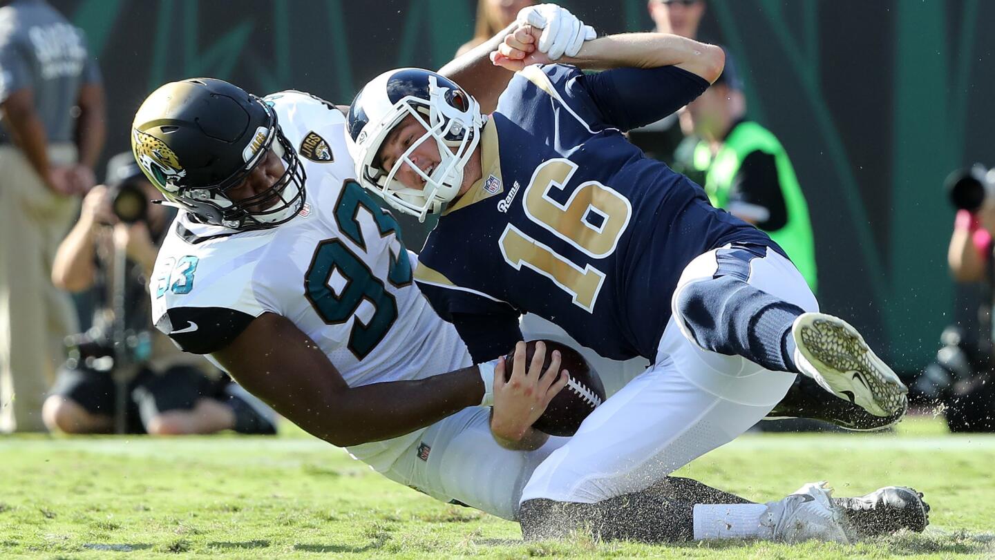 Jared Goff, Calais Campbell