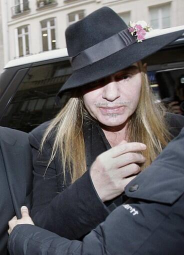 Miss: Designer John Galliano makes anti-Semitic comments, gets fired