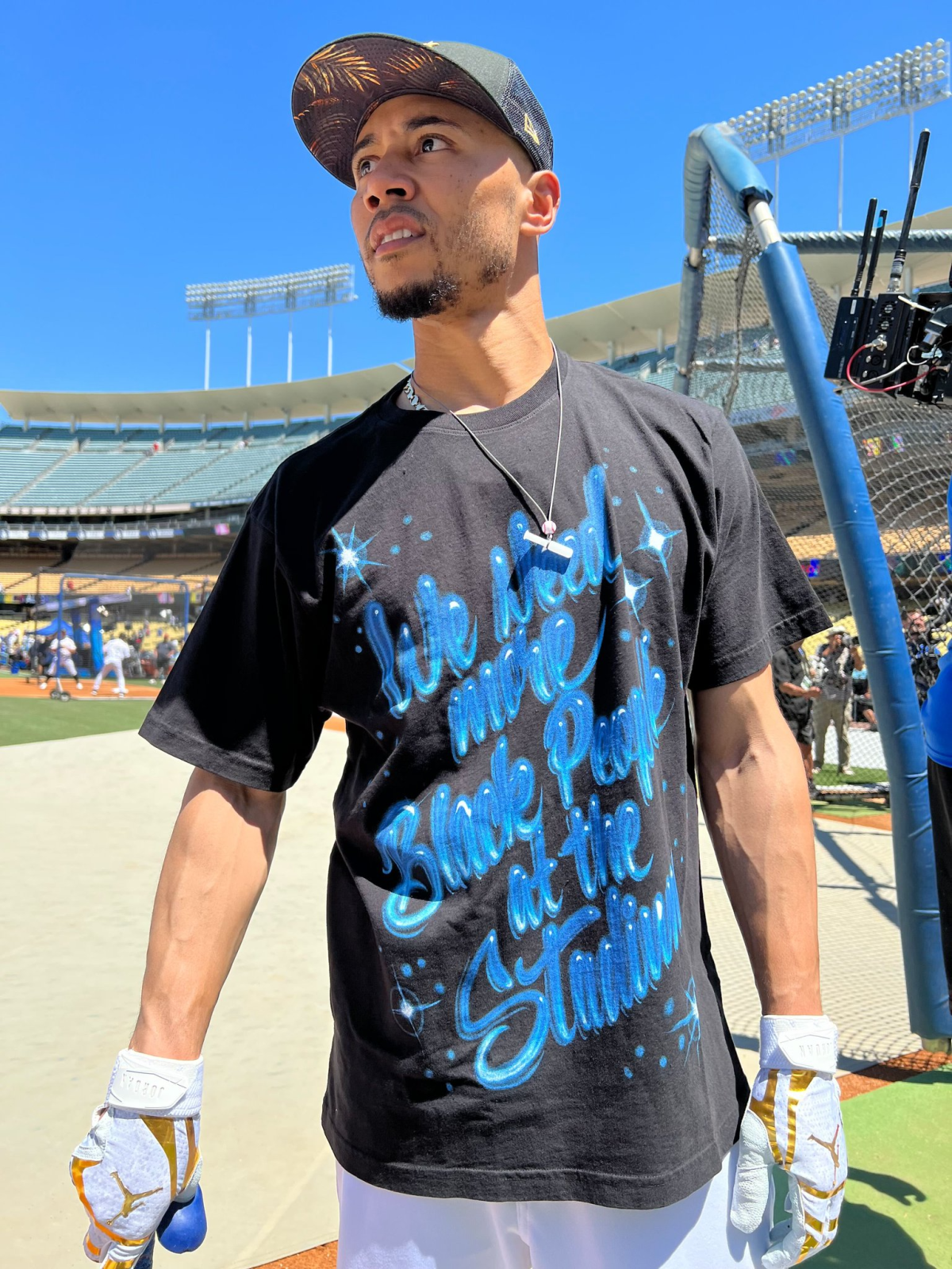 Dodgers' Mookie Betts embraces his activist side in push for Black