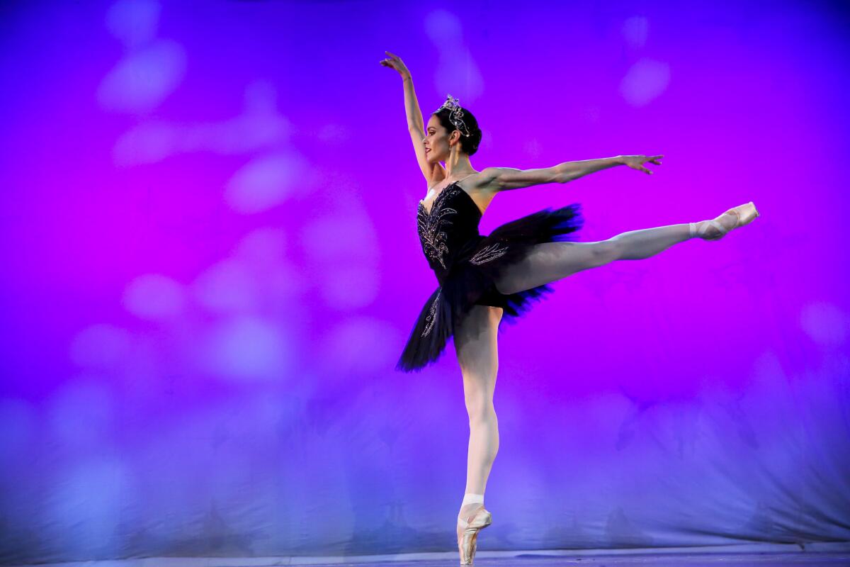 A look at one of the performances at the Los Angeles Ballet gala.