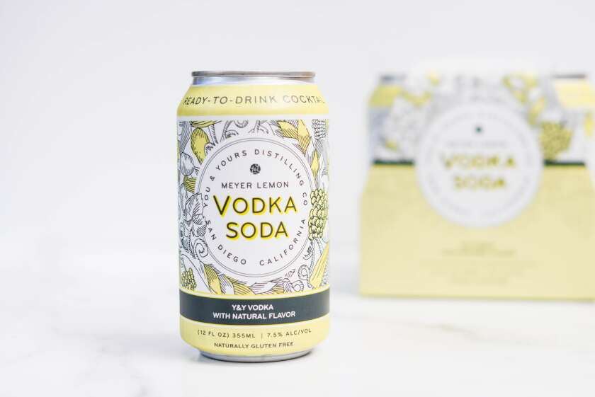 You and Yours Distilling's new Meyer Lemon Vodka Soda.