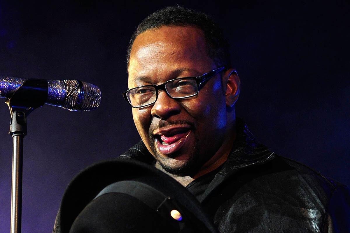 Bobby Brown performs at will.i.am's annual TRANS4M concert to benefit the I.Am.Angel foundation on Feb. 7 in Hollywood.